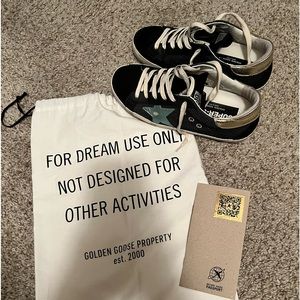 Size 37 Golden Goose. Superstar. Comes with bag and passport. No box.